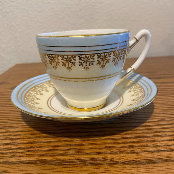 Vintage Gladstone Numbered Bone China Cup and Saucer - Picture 2 of 14